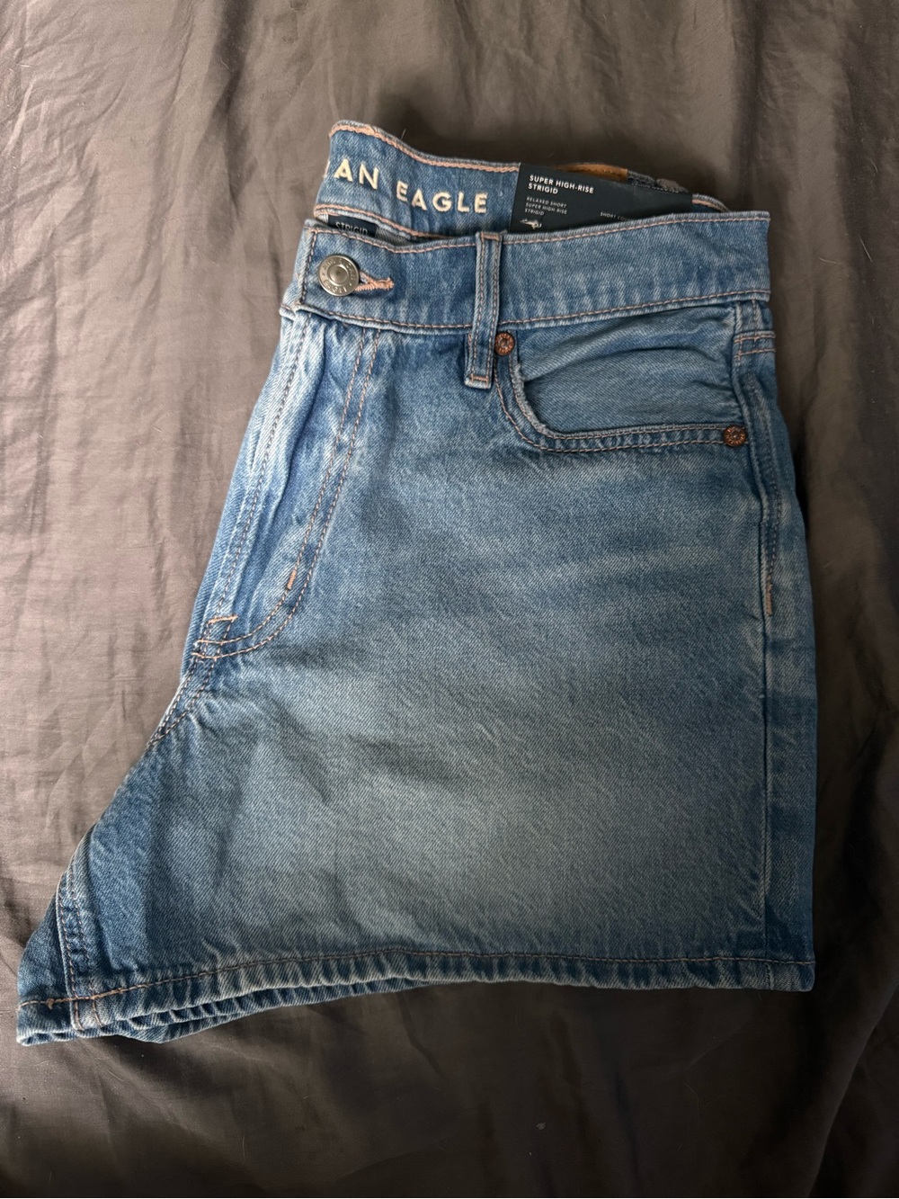American eagle high rise jean shorts NWT